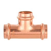 1-1/4" press copper tee (lead free) 3