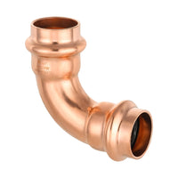 1-1/4" press copper 90° elbow (lead free) 4