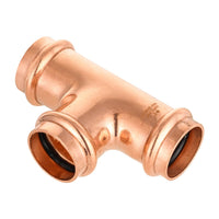 1-1/4" press copper tee (lead free)