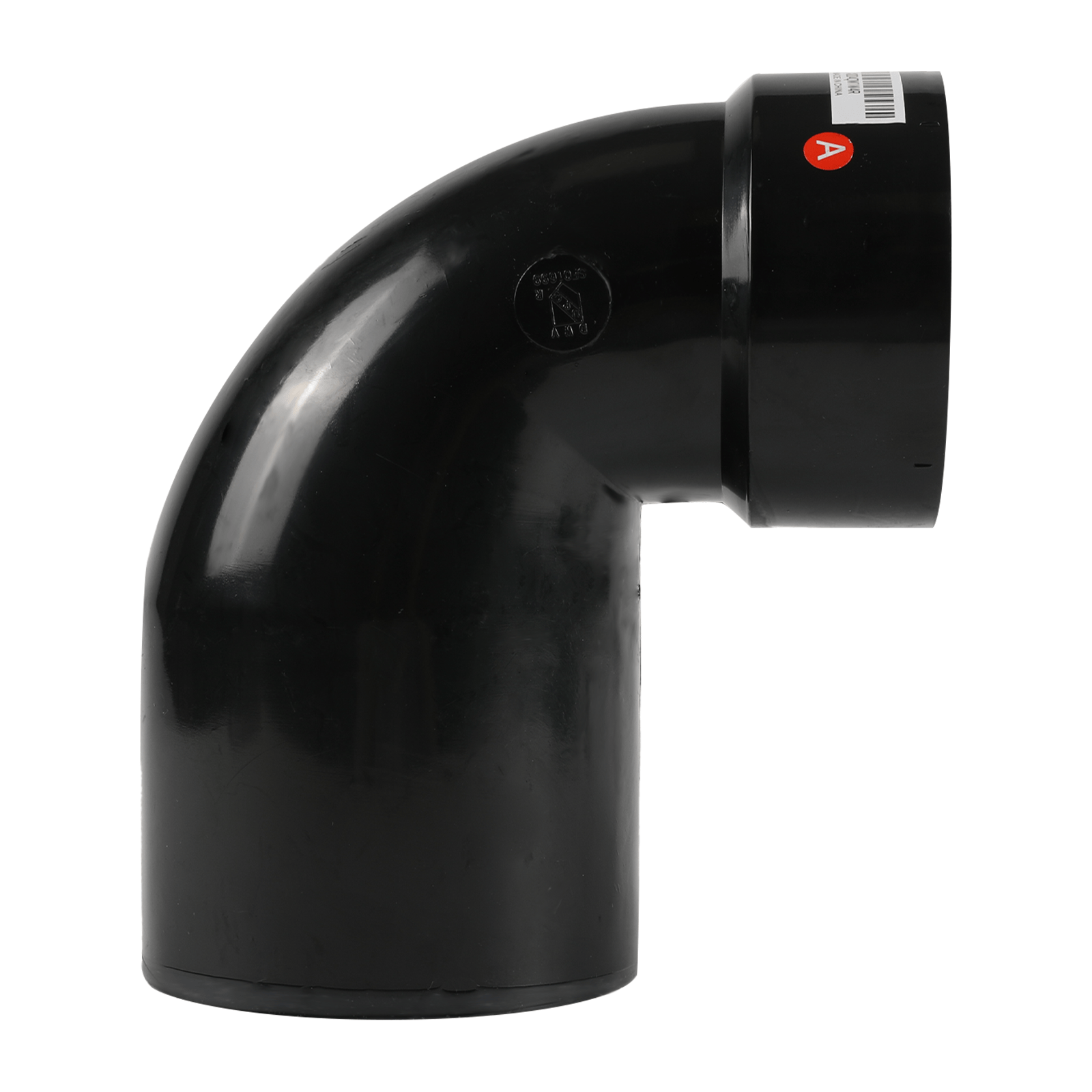 1-1/2 in. abs dwv 90-degree hub x spigot street elbow fitting (1/4 bend)