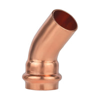 1-1/4" 45° press copper street elbow (lead free) 3