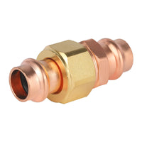 1-1/4" press copper union (lead free)
