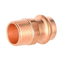 1-1/4" press copper 1-1/4" male adapter (lead free) 2