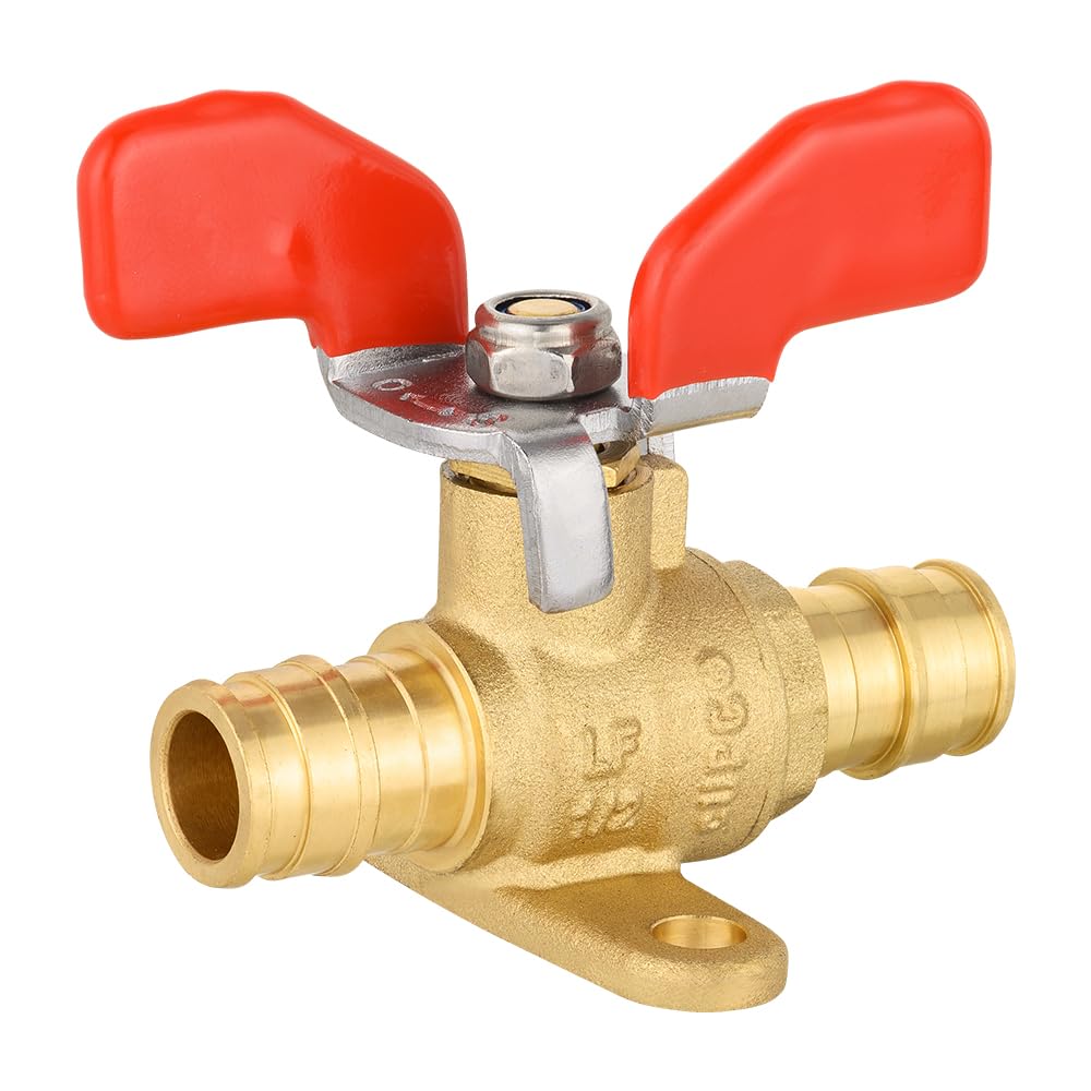 pex a expansion butterfly valve w drop ear lead free pick size to add 7