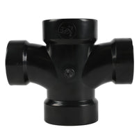 2"×2"×1-1/2"×1-1/2" abs double sanitary reducing tee