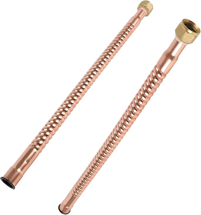 3/4 in. Sweat x 3/4 in. FIP x 24 in. Copper Water Heater Connector