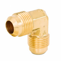 3/8" flare brass 90° elbow