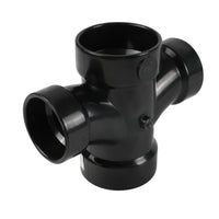 ABS DWV DOUBLE SANITARY REDUCING TEE - Pick Size to Add