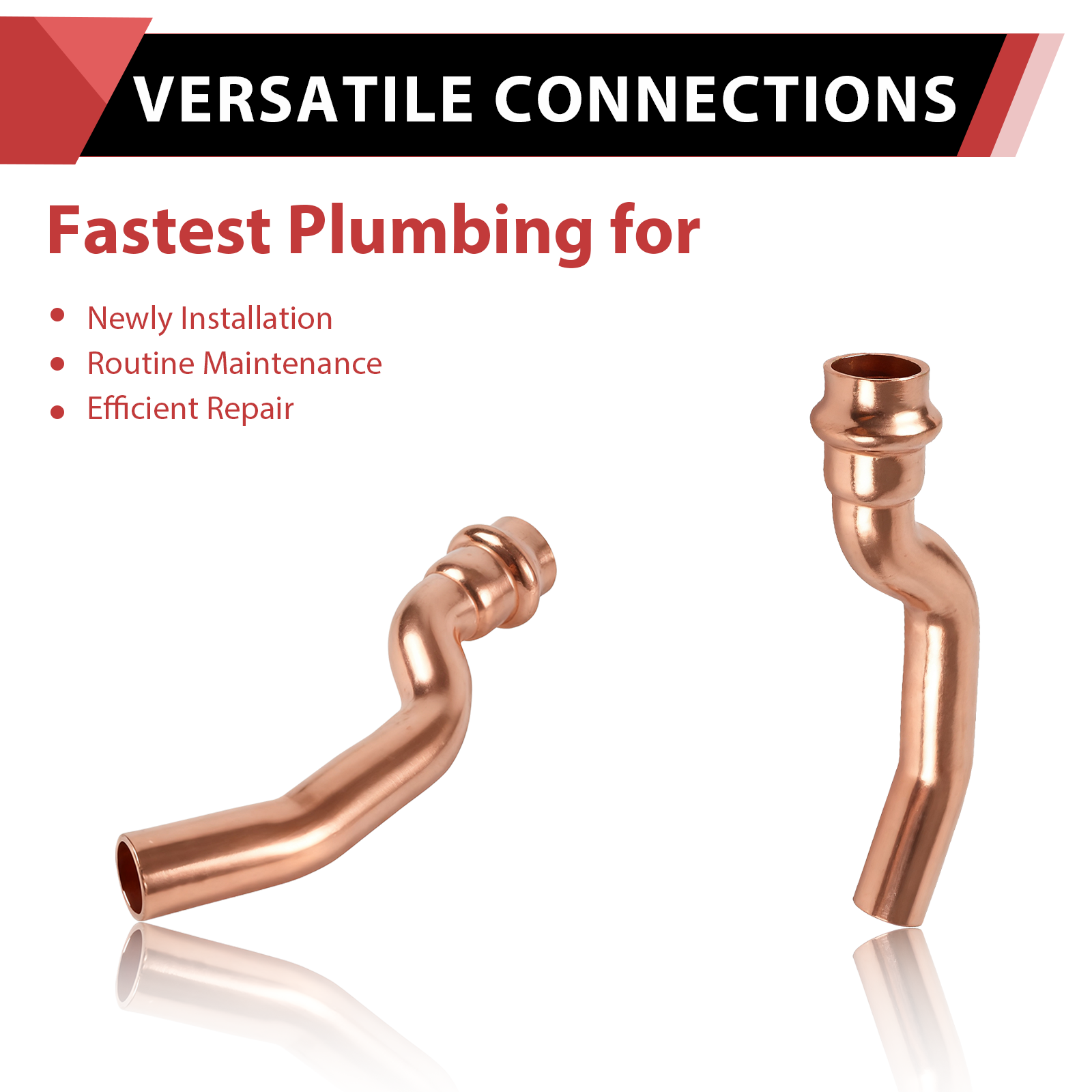 Press Copper Street Crossover Coupling - Pick Size to Add