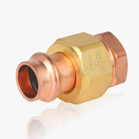 1" press copper union fpt (female npt threaded) (lead free)