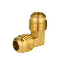 1/4" brass flare 90 c elbow