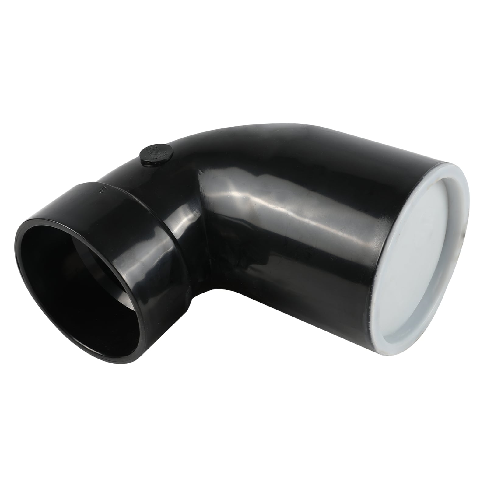 4 in. x 3 in. abs dwv spigot x hub closet reducing bend