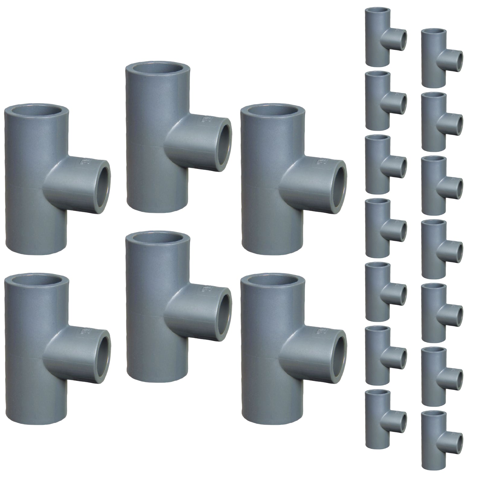 CPVC Schedule 80 Reducing Tee (Socket) - Pick Size to Add