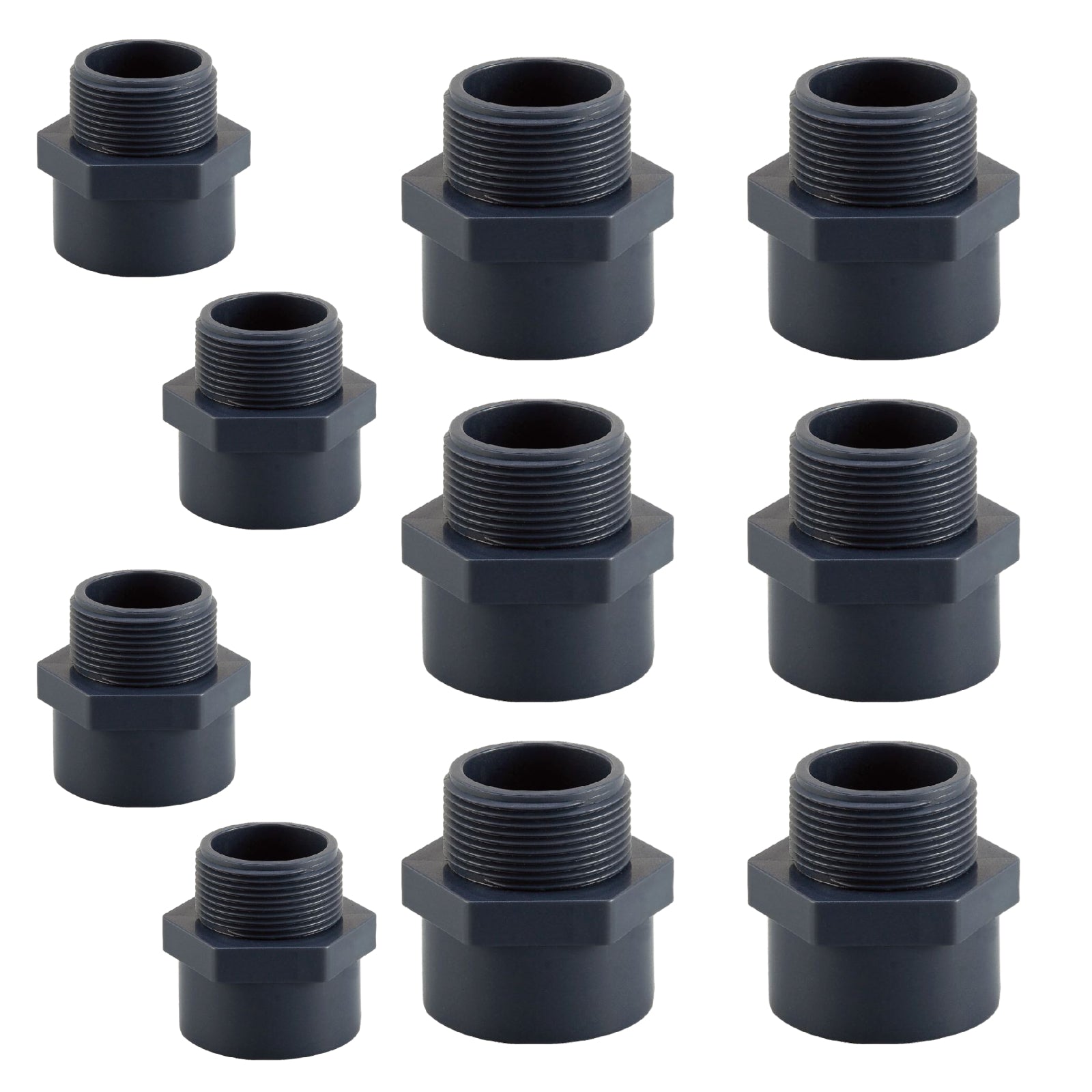 CPVC Schedule 80 Male Adapter (MIPT x Socket) - Pick Size to Add