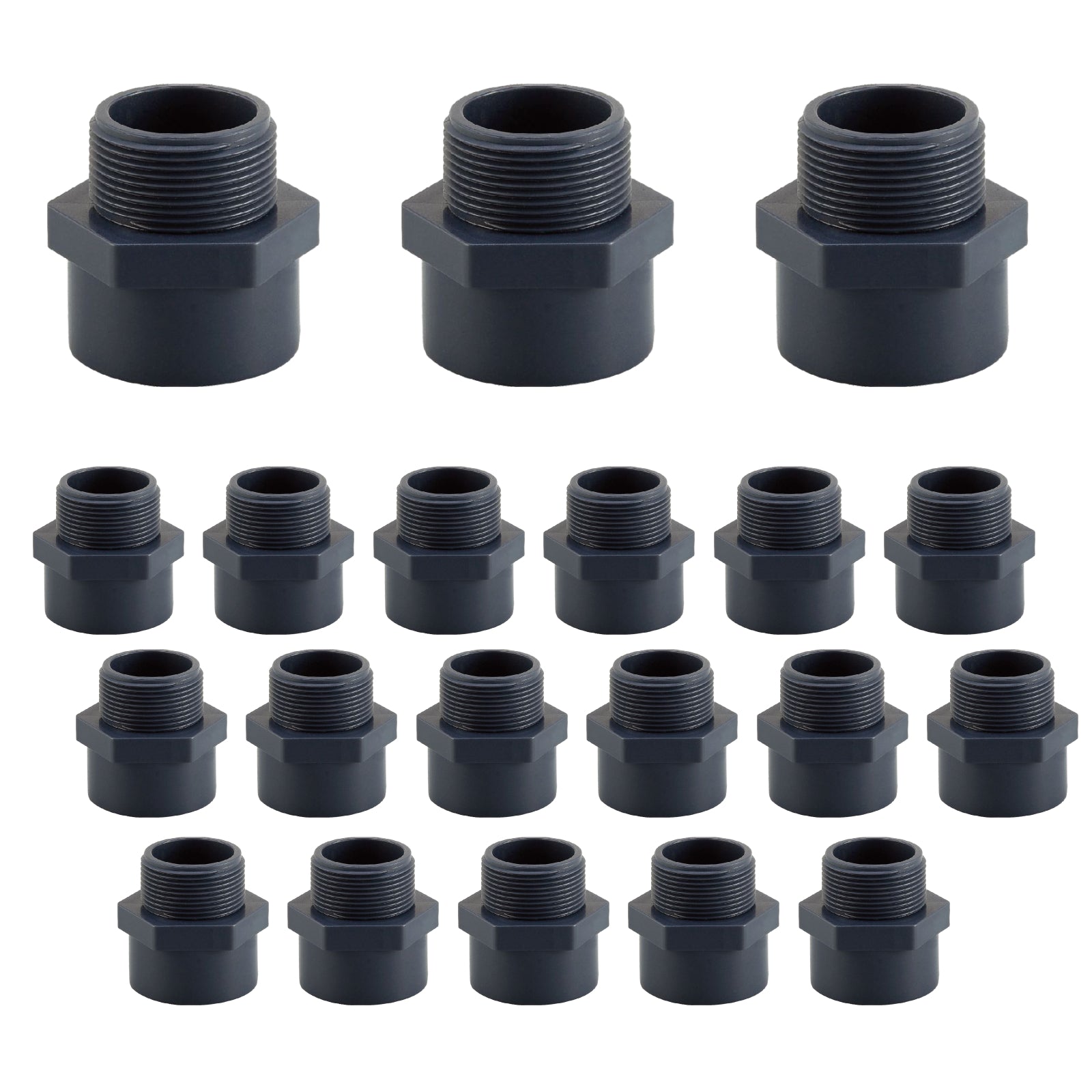CPVC Schedule 80 Male Adapter (MIPT x Socket) - Pick Size to Add