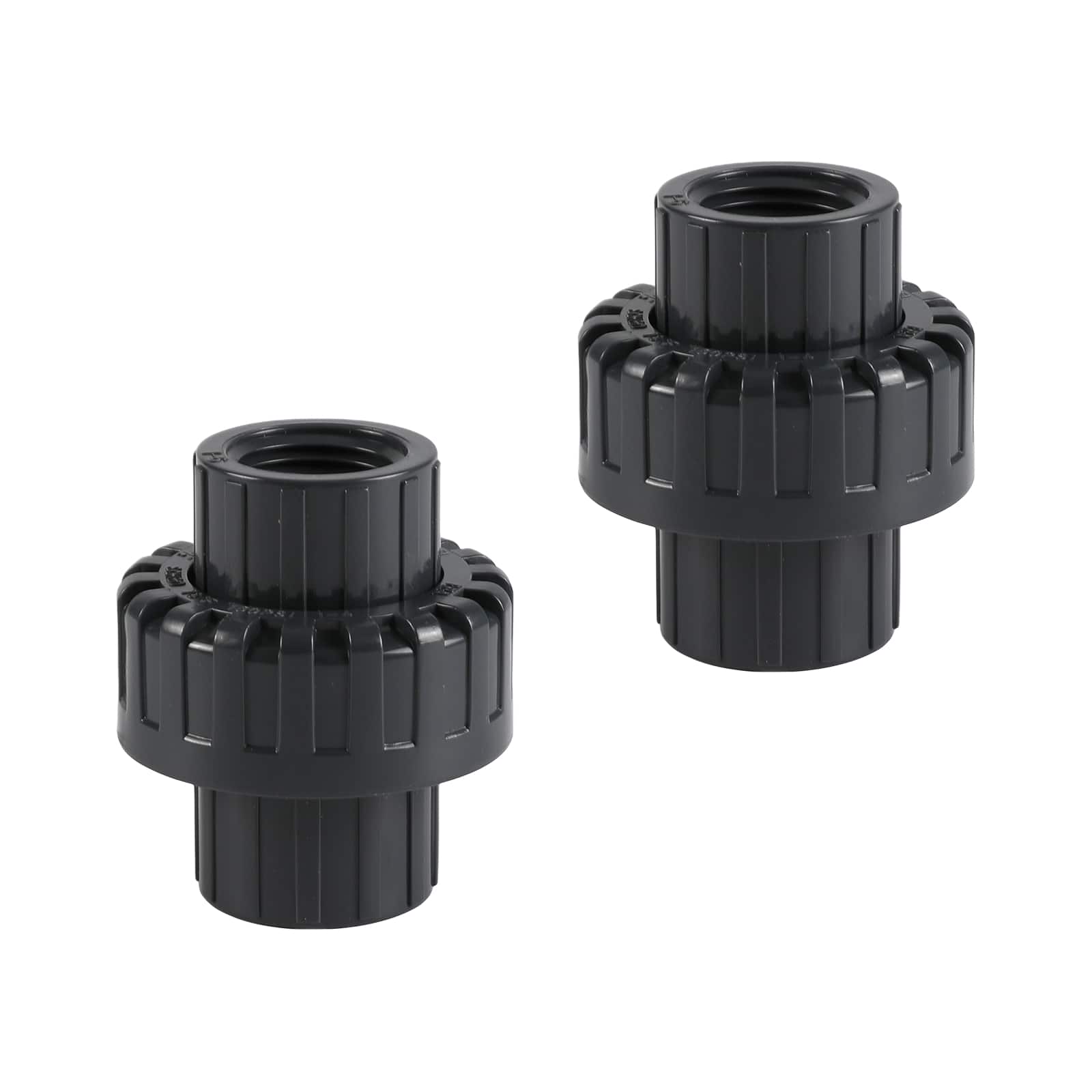 pvc sch 80 socket union pick size to add 7