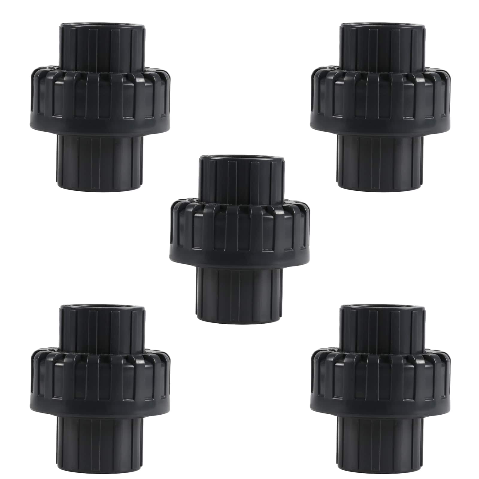 pvc sch 80 socket union pick size to add 8