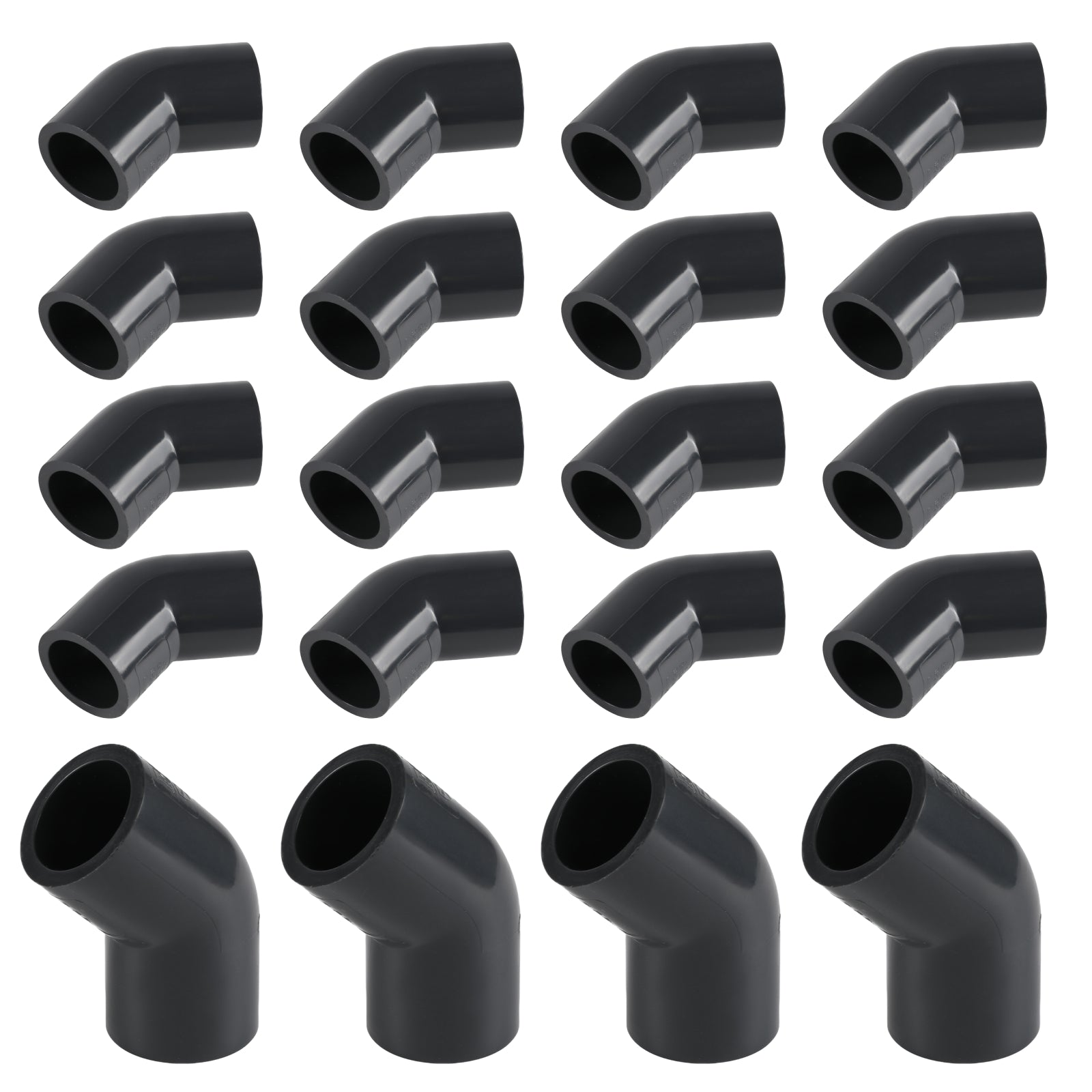 pvc sch 80 45 elbow fitting pick size to add 7