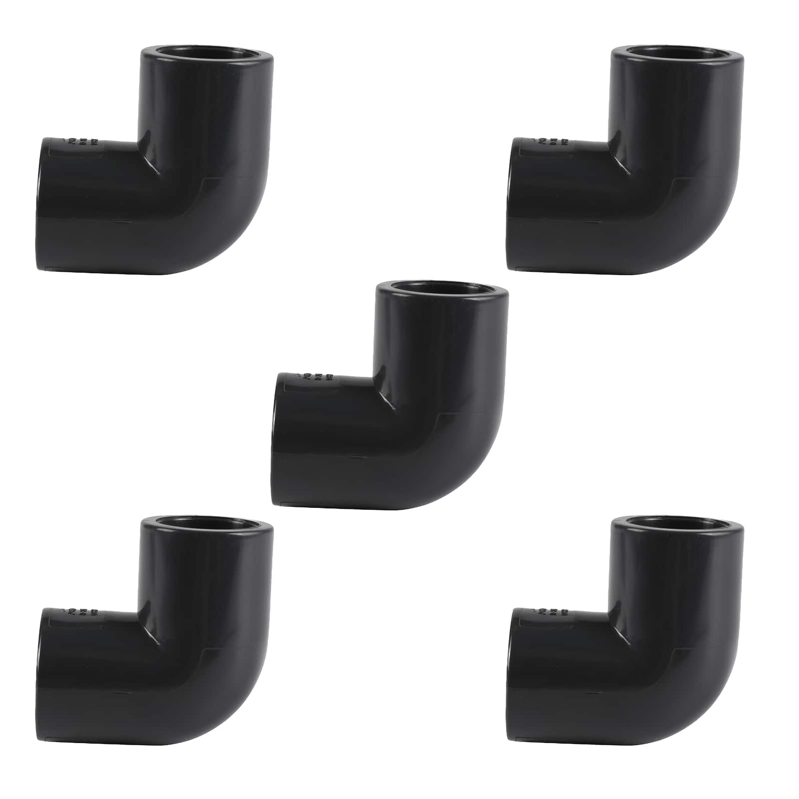 pvc sch 80 90 elbow fitting pick size to add 10