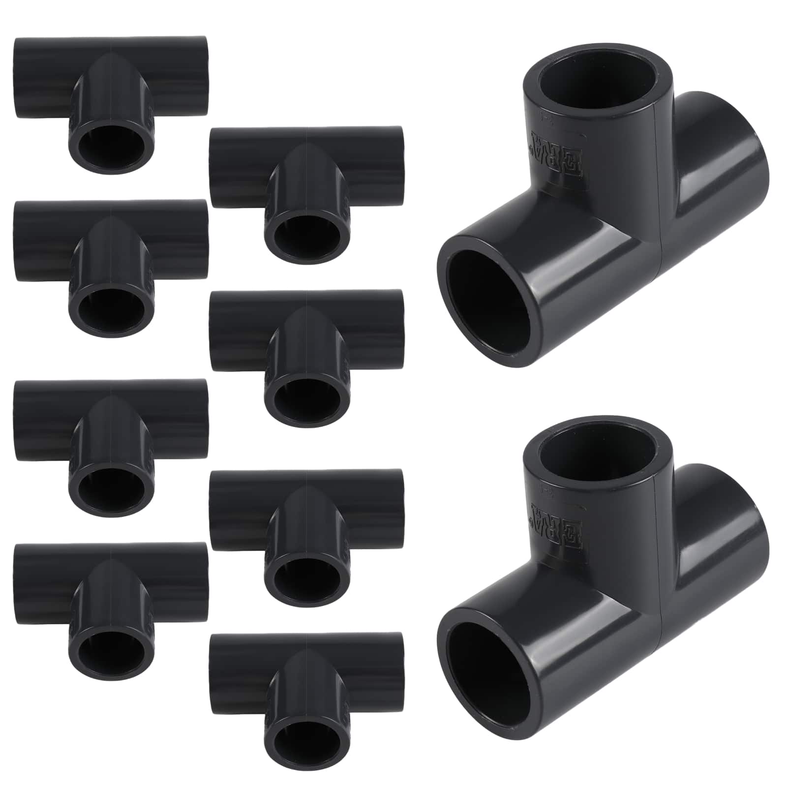 pvc sch 80 pvc tee pick size to add 5