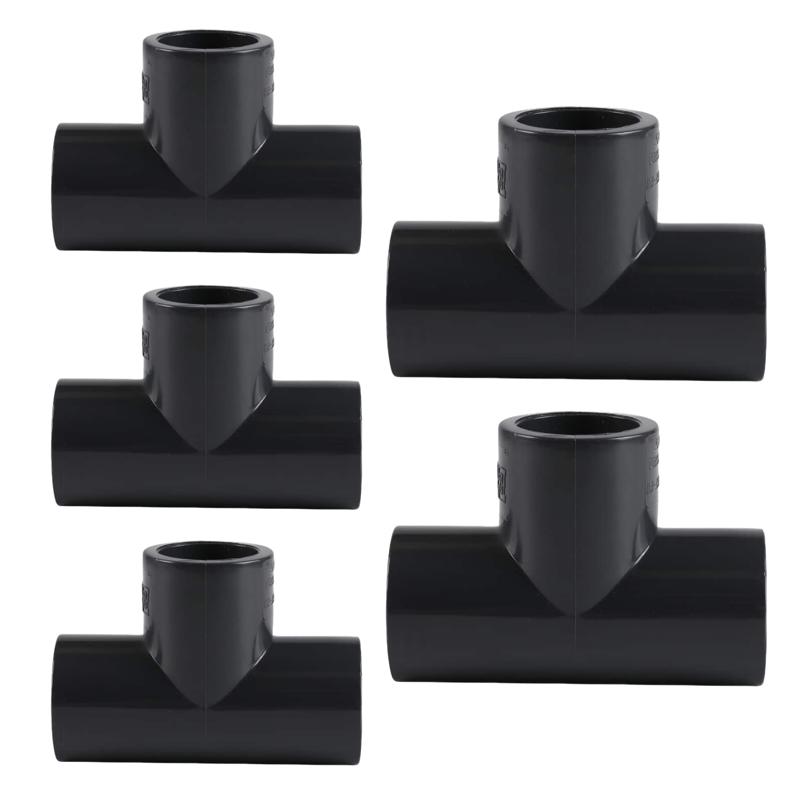 pvc sch 80 pvc tee pick size to add 7