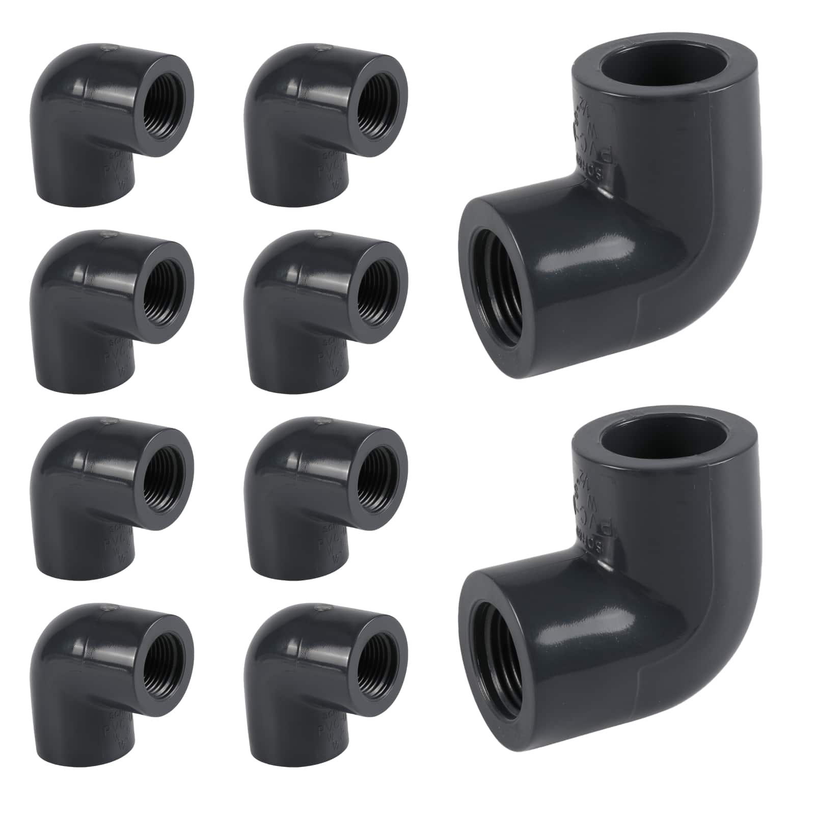 pvc sch 80 elbowsocx fipt pick size to add 5