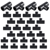 30-Pack SCH 80 PVC 1" x 1" x 1/2" Reducing Tee (SOC x SOCx SOC)