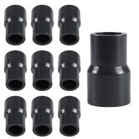 10-Pack PVC SCH 80 2" x 1-1/4" Redcuing Coupling (SOC x SOC)