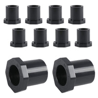 10-Pack 2" x 1/2" PVC SCH 80 Bushing (Spigot x Socket)