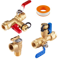 3/4" isolation valve kit female (fnpt inlet)