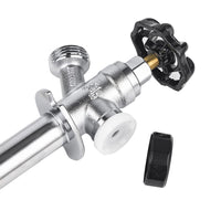 1/2" pex expansion 3/4" hose bibb, 8" anti siphon frost free sillcock