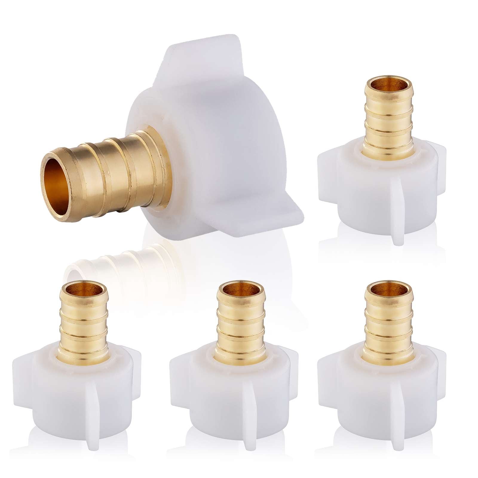 pex b crimp x female npt swivel adapter lead free 17