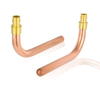 pex a expansion 1/2" 6" copper stub
