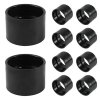 10-Pack 1-1/2" ABS DWV HUB x HUB Coupling Fitting