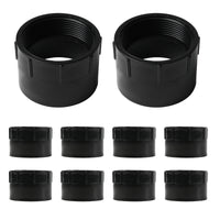 10-Pack 1-1/2" ABS DWV HUB x FPT Female Adapter