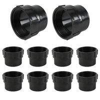 10-Pack 4" ABS DWV Cleanout Adapter Spigot x FPT