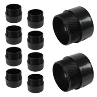10-Pack 3" ABS DWV HUB x MPT Male Adapter