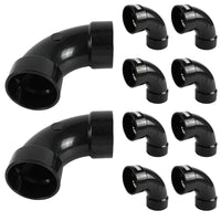 10-Pack 1-1/2" ABS DWV 90 Long Sweep Elbow (HUB x HUB)