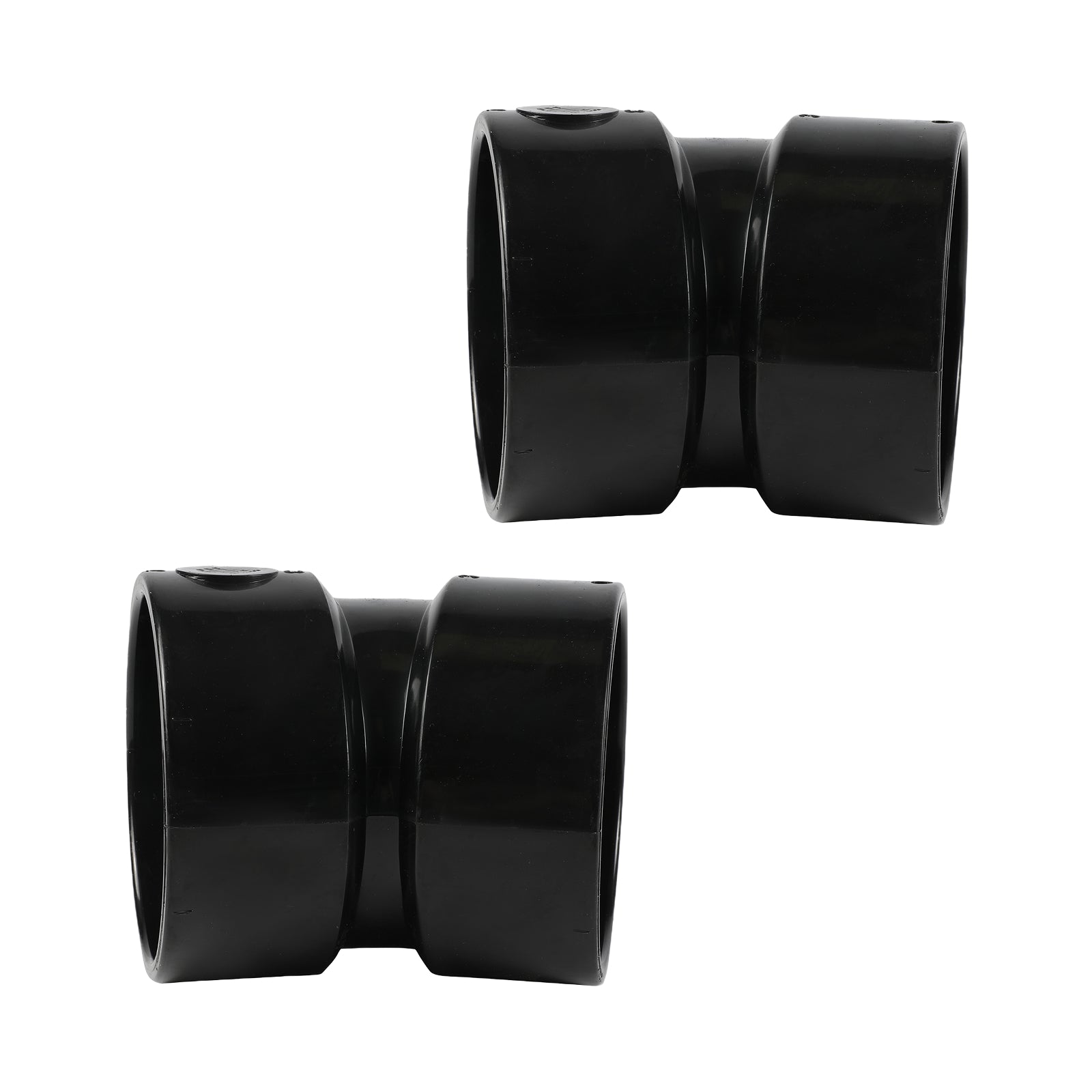 ABS DWV 22.5° HUB x HUB Elbow Fitting (1/16 BEND) - Pick Size to Add