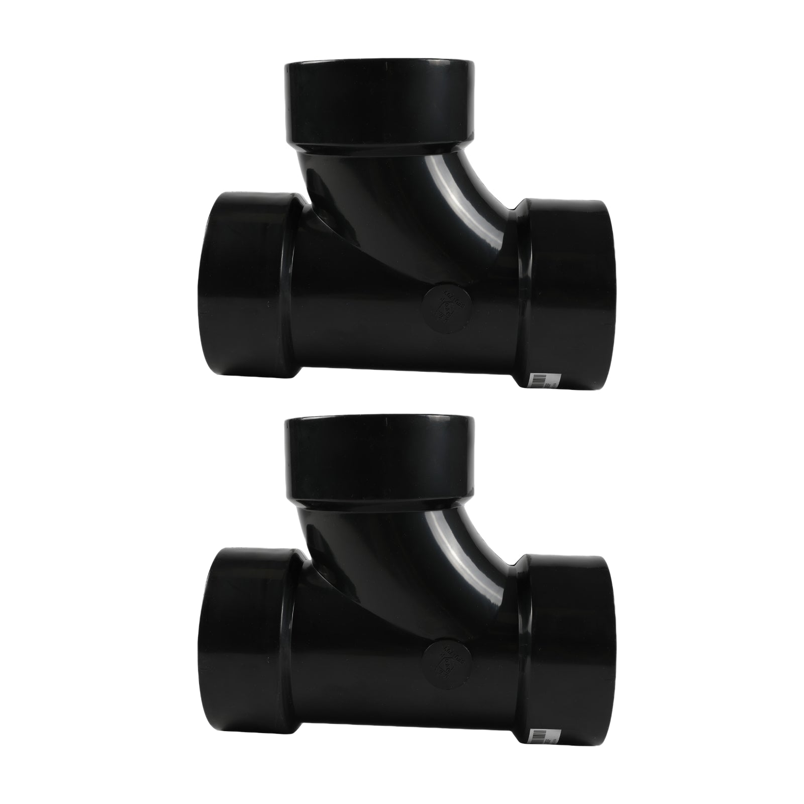 ABS DWV SANITARY TEE (HUB x HUB x HUB) - Pick Size to Add