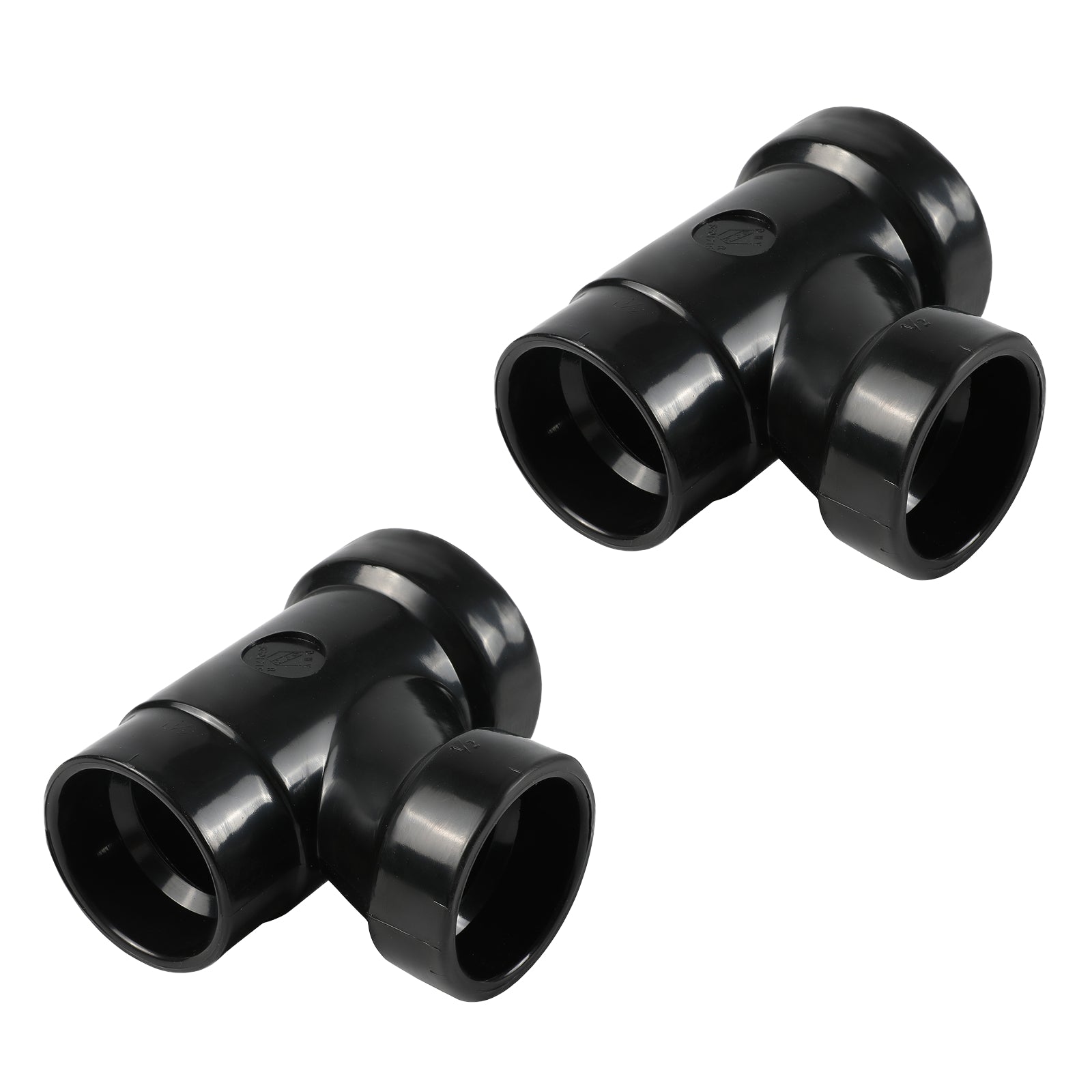 ABS DWV SANITARY TEE, REDUCING (HUB x HUB x HUB) - Pick Size to Add