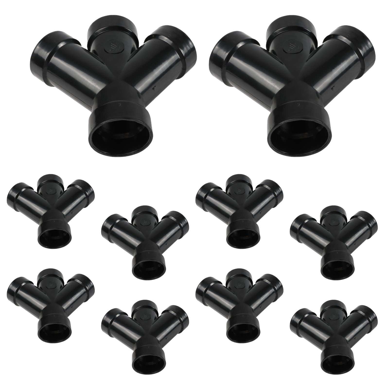 ABS DWV ALL HUB DOUBLE WYE - Pick Size to Add