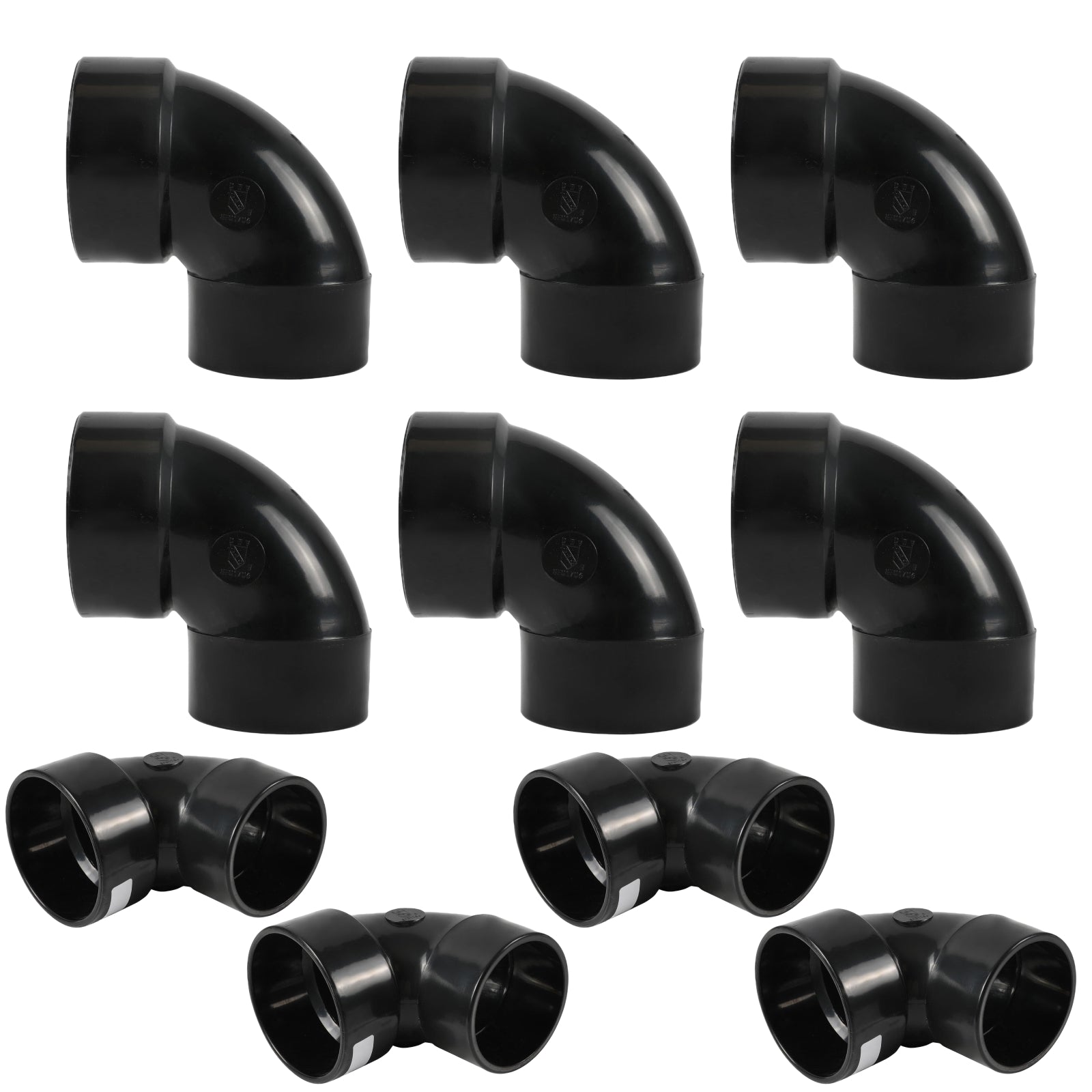 ABS DWV Vent Street ELbow (HUB x SPG) - Pick Size to Add