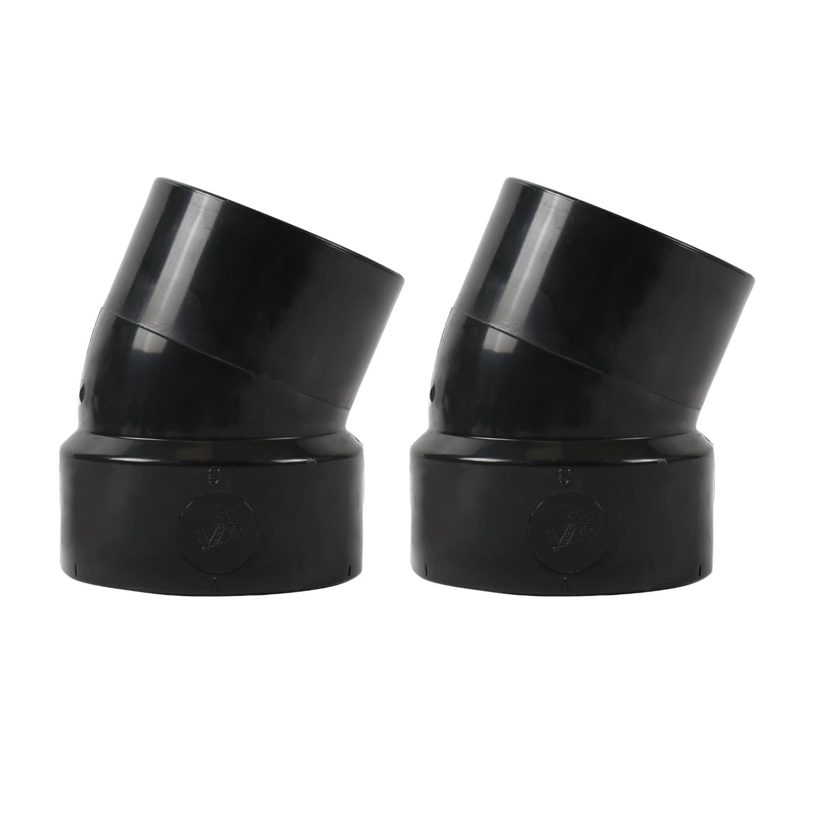 ABS DWV 22.5° HUB x Spigot Street Elbow Fitting (1/16 Bend) - Pick Size to Add