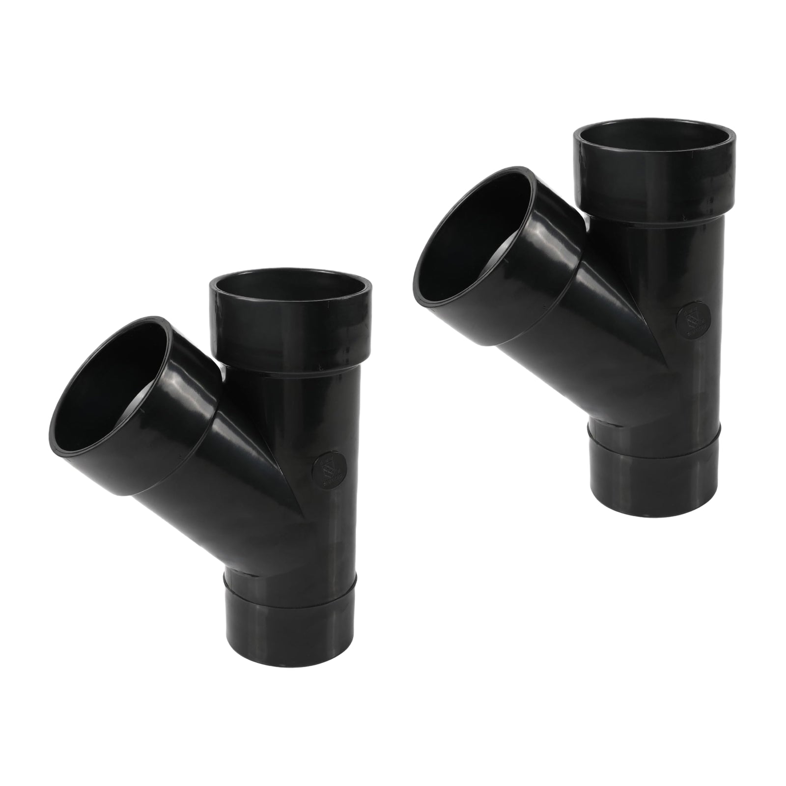 ABS DWV Spigot x HUB x HUB ABS DWV 45° Street Wye - Pick Size to Add
