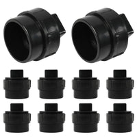 10-Pack 3" ABS DWV Cleanout Adapter W/Plug