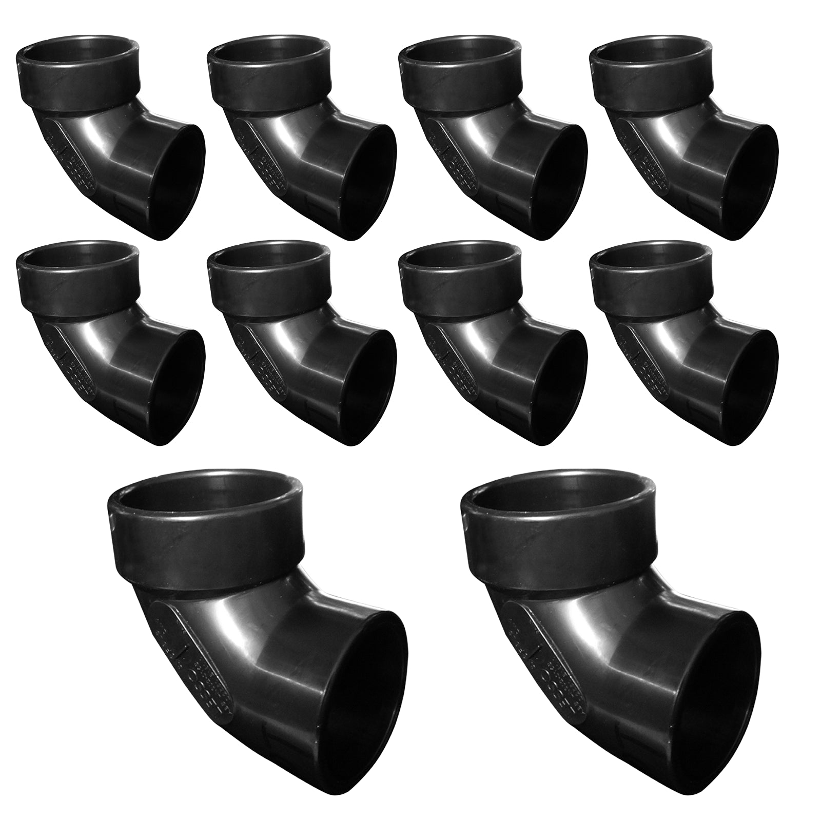 ABS DWV Short Turn Street Elbow Fitting (1/4 Bend) - Pick Size to Add