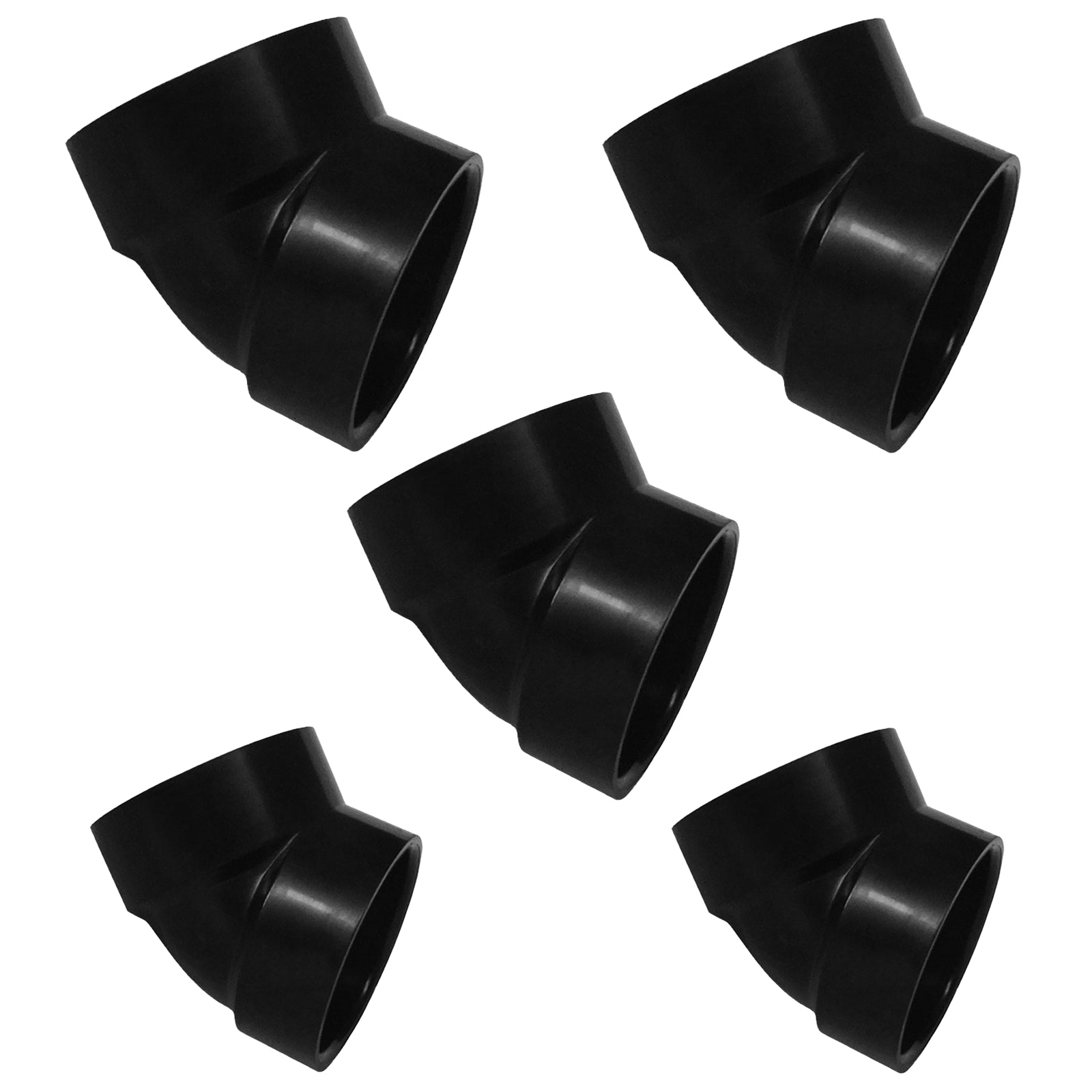 ABS DWV Short Turn Elbow Fitting (1/8 Bend) - Pick Size to Add