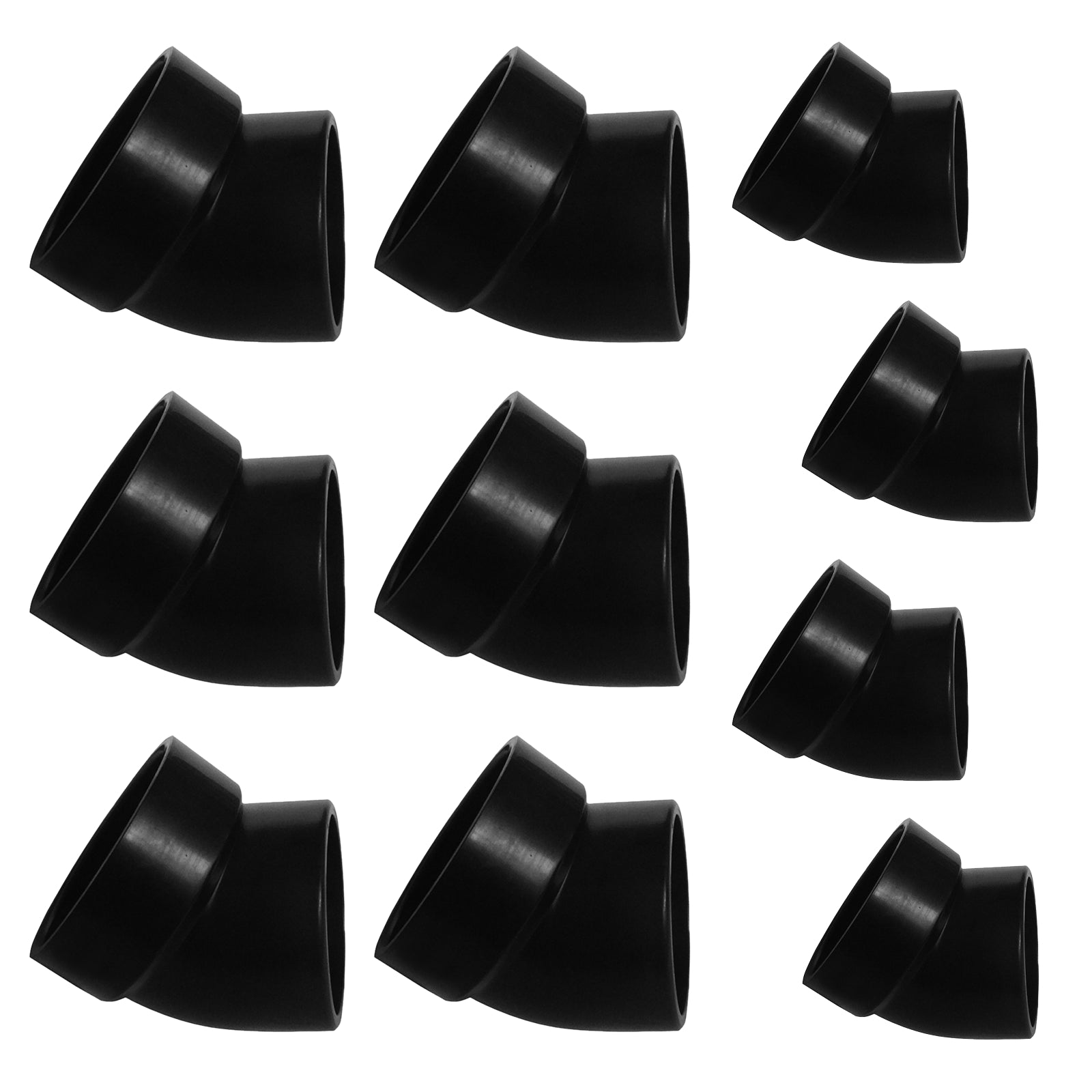 ABS DWV Short Turn Street Elbow (1/8 Bend) - Pick Size to Add