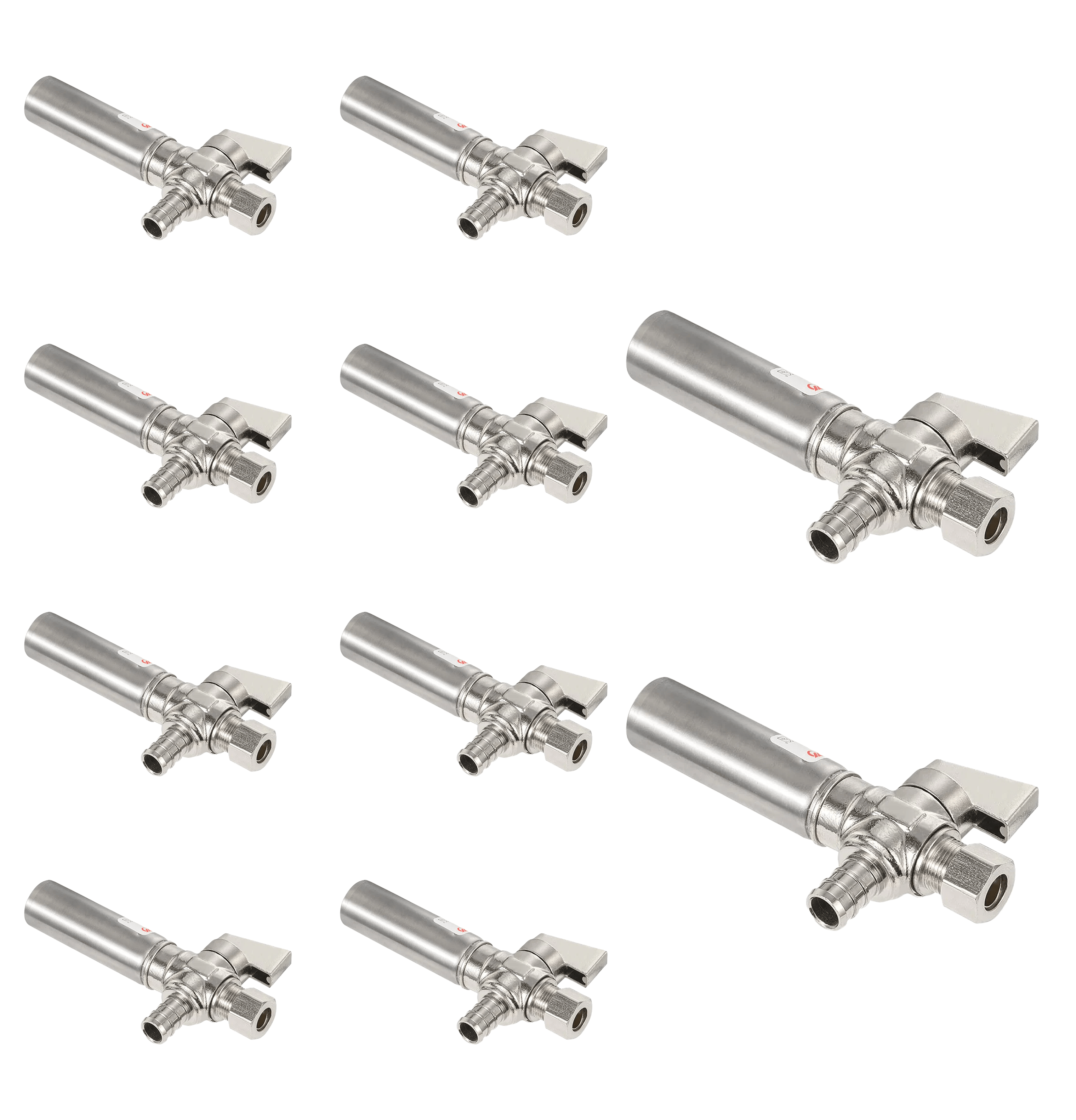 1 4 turn valve with stainless steel water hammer arrestor chrome plated brass 24